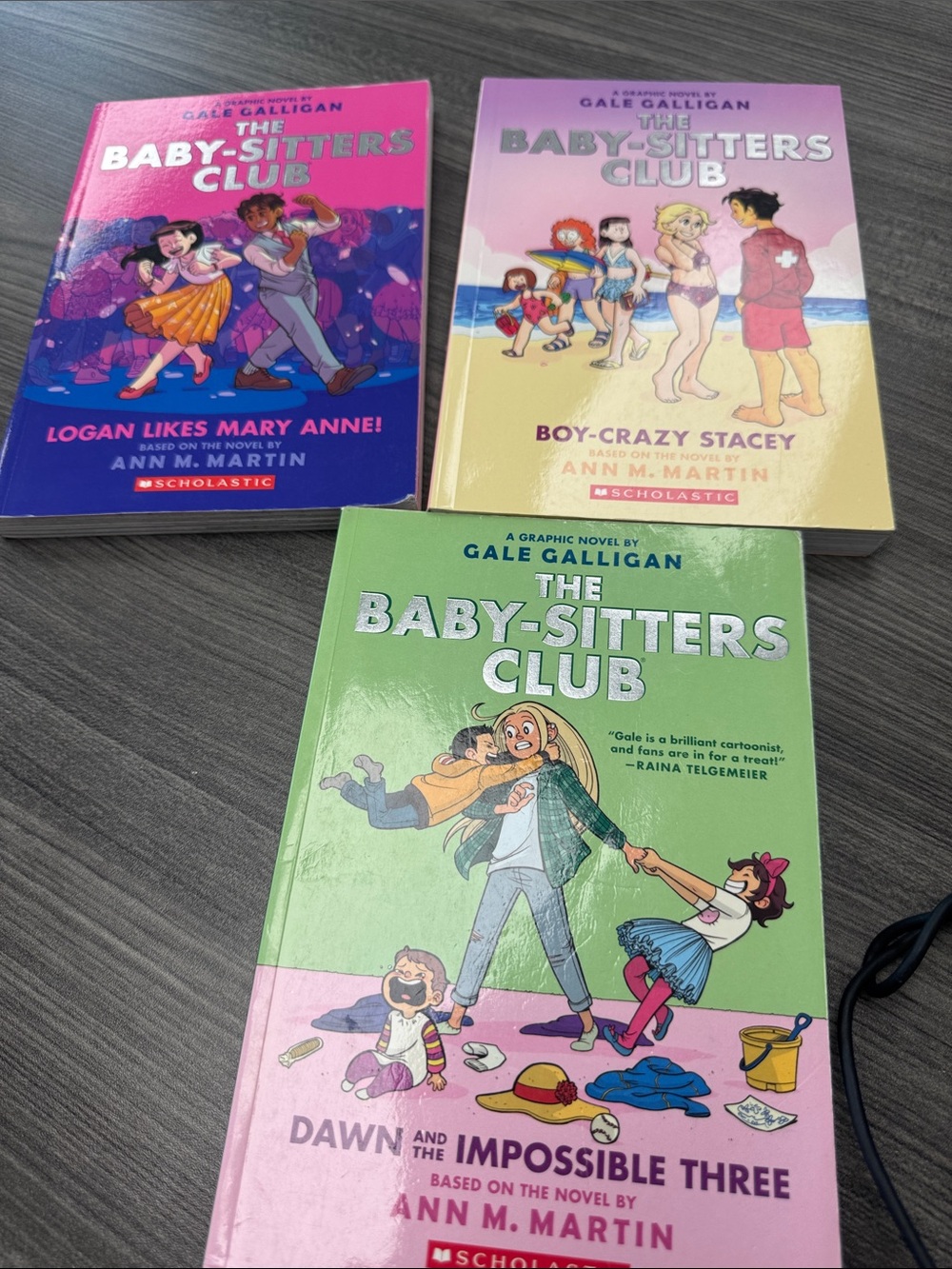 Scholastic Baby-Sitters Club Graphic Novels - set of 3